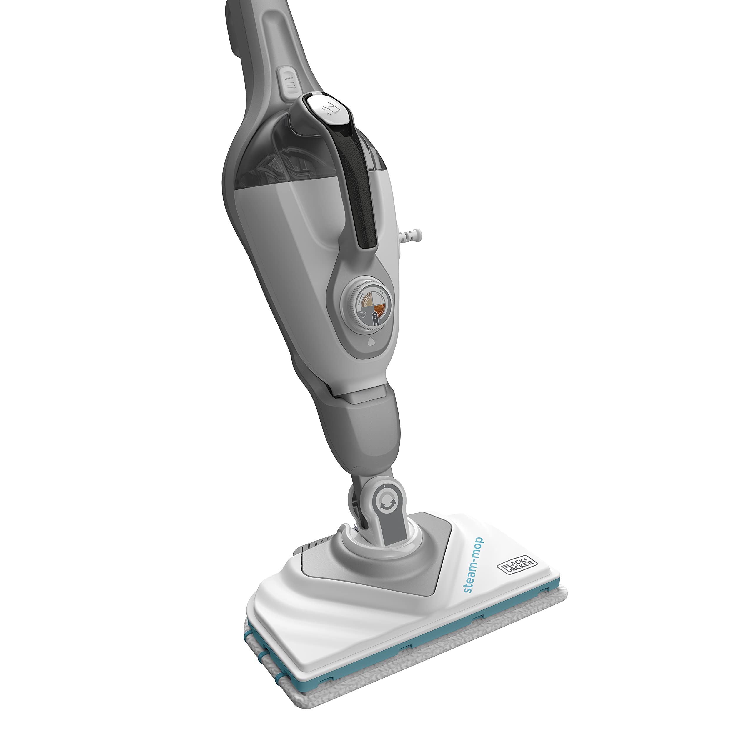 BLACK+DECKER, Scopa a vapore multifunzione con filo, 1600W, Serbatoio acqua 500 ml, Tempo di riscaldamento 15 s, Lunghezza cavo 6 m, 8 accessori.