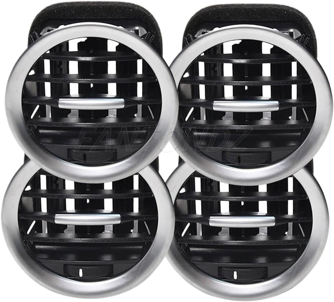 Chrome Air Vent Grille Fit For Opel Corsa D Adam 2201099 13417363 13365420 Car Interior Dashboard Air Air Conditioner(4PCS)