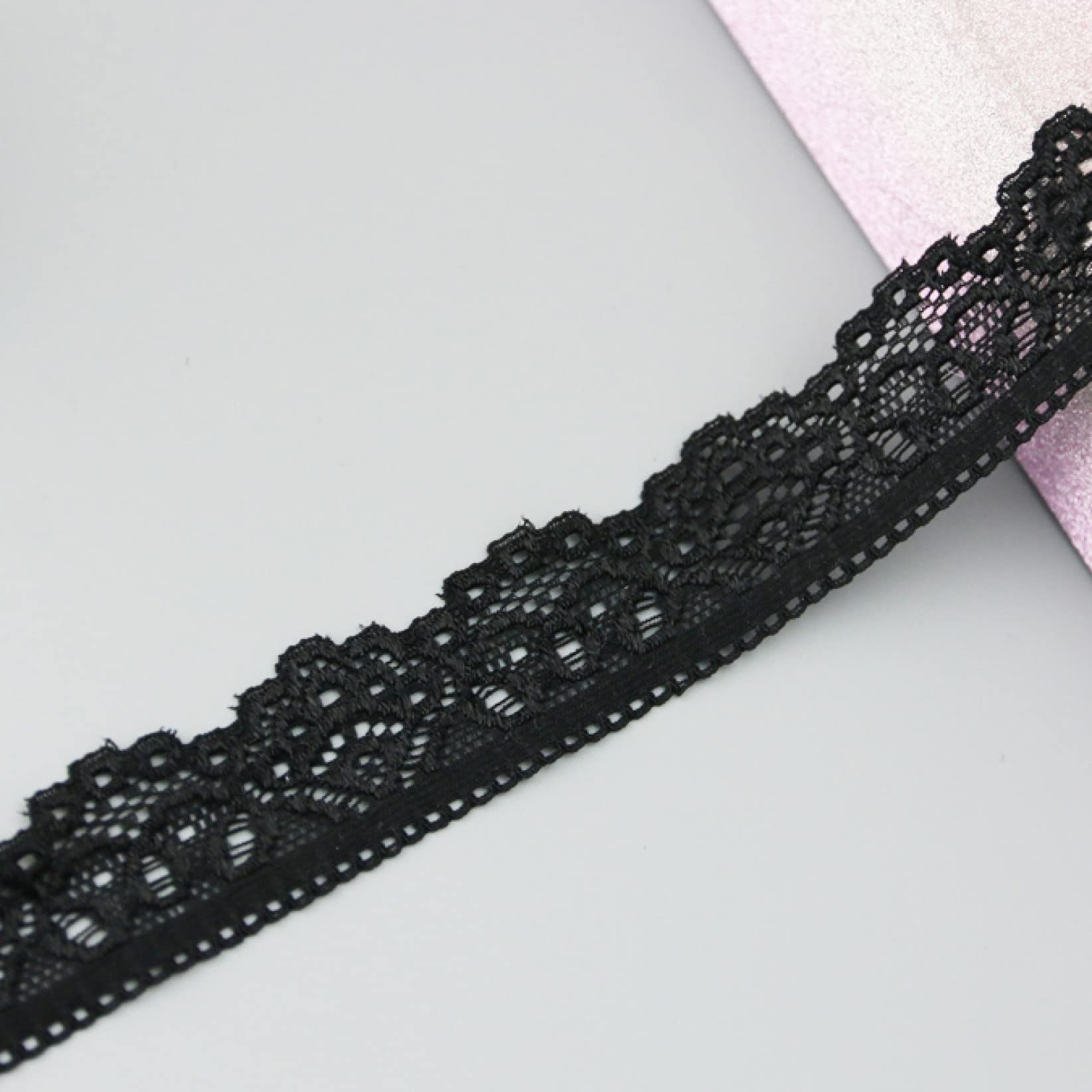 ち*ぴ様 lace ribbon head dress black depend ち*ぴ様 lace ribbon