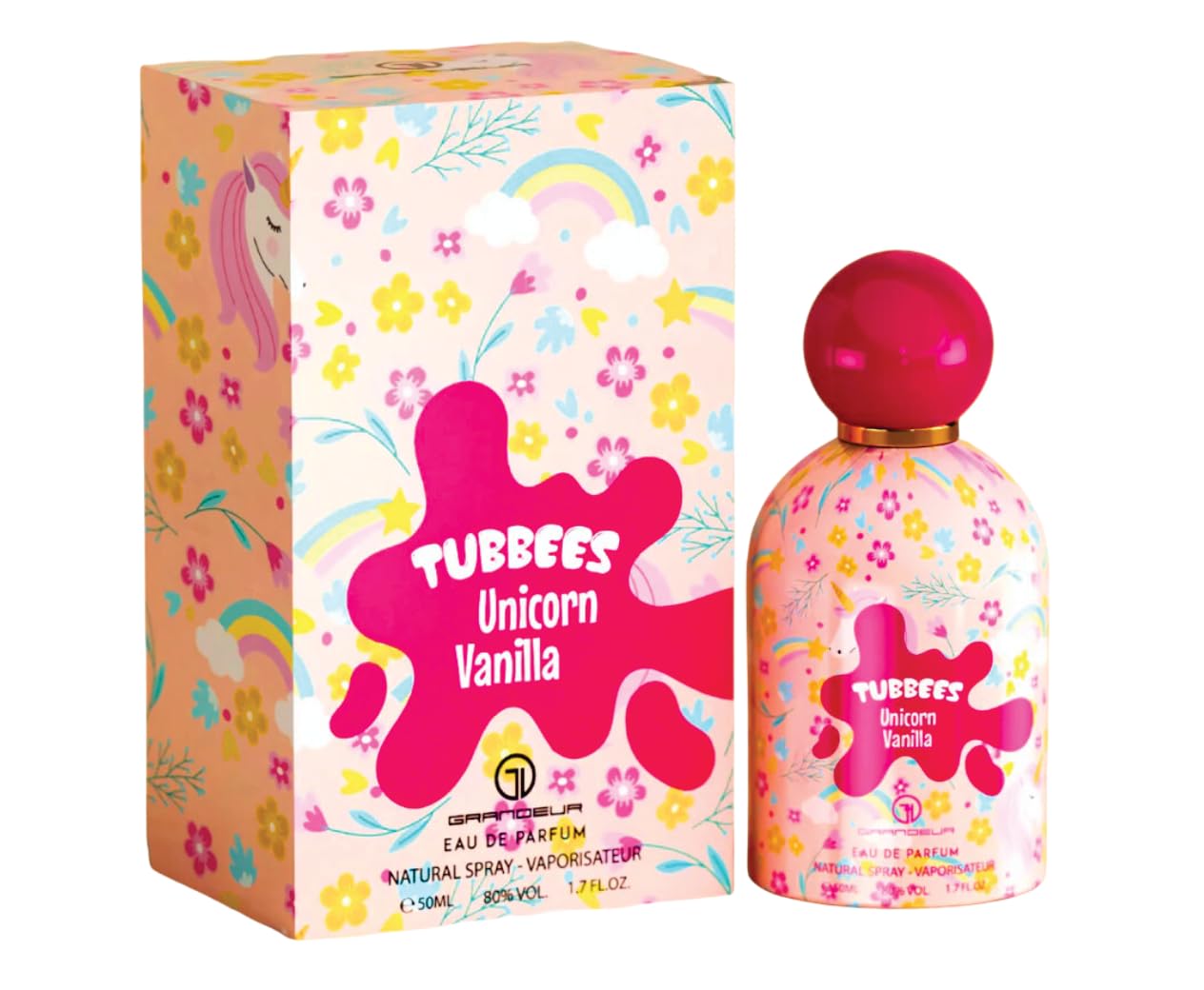 Sapphire’s choice - Tubbees Unicorn Vanilla Perfume | Tubbees Vanilla Edp Eau De Perfume for Women and Kids 50ml | Cotton Candy and Vanilla Fragrance | Tubbees Vanilla Perfume Made in Dubai