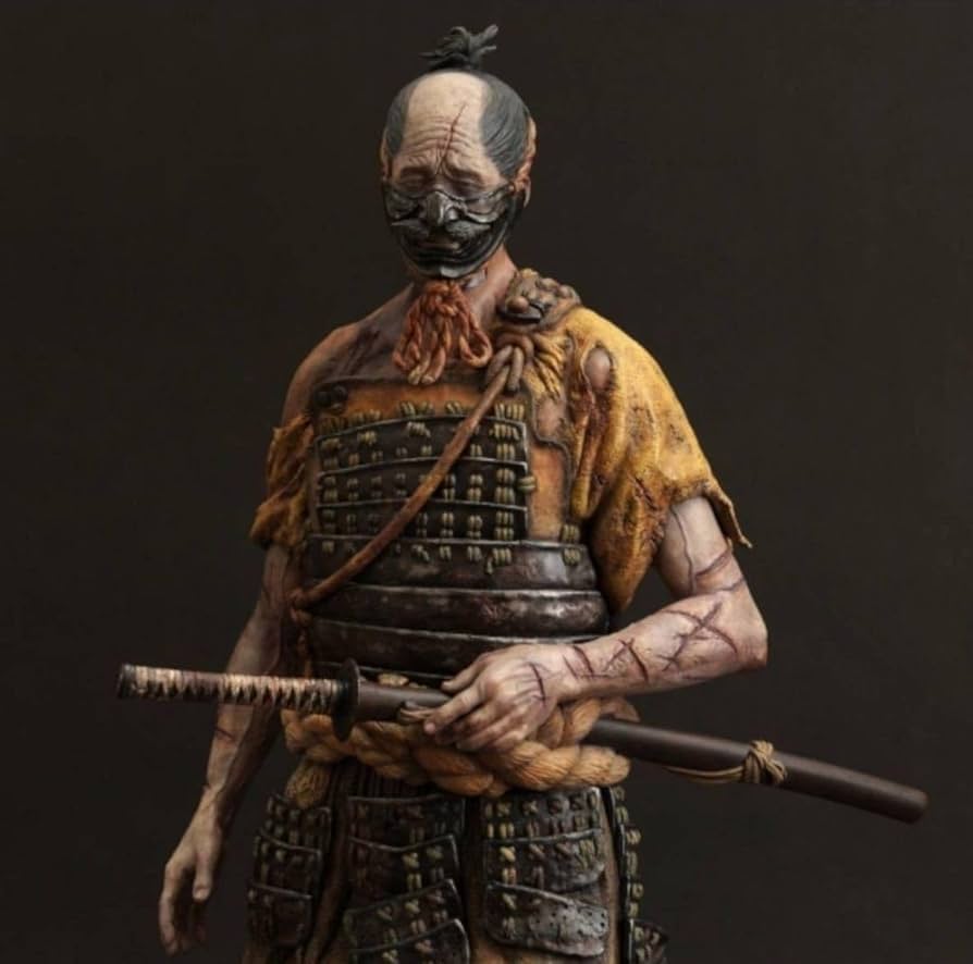 塗装済完成品　JETBOY 1/6 死なず半兵衛　隻狼 SEKIRO Amazon.co.jp: トレフェス12 限定 即納 JETBOY SEKIRO 死なず