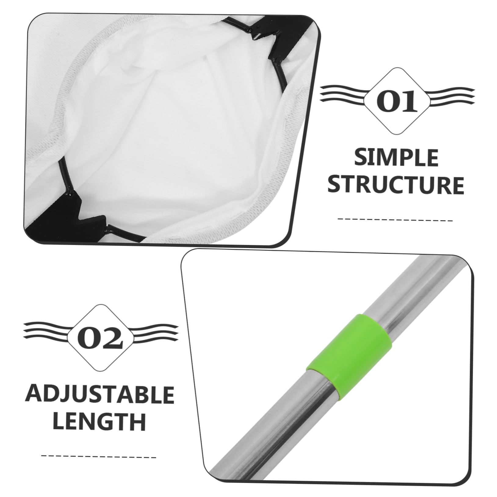 iplusmile 1juego Recolector De Frutas Extensible Cesta Padded Herramienta De Recolección De Manzanas y Varilla Ajustable De Árboles Frutales