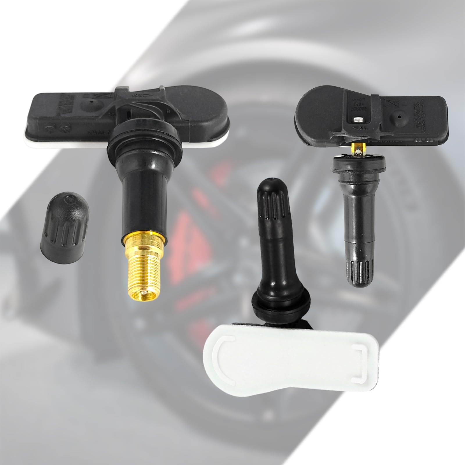 4 Pièces A4479050500 Capteur de Pression des Pneu Compatible avec Mercedes-Benz Marco Polo V-Class W447 Viano W639 Vito EQV Metris, A4479051704, Capteurs Tpms RDKS, Capteurs de la Pression des Pneus