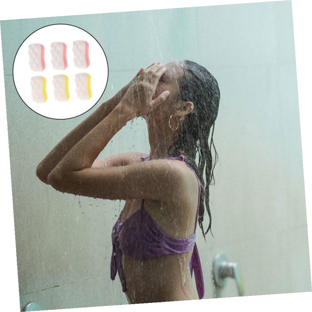 FOMIYES 12piezas Esponjas De Exfoliantes Esponjas De Baño Prácticas y Duraderas Aleatorios Para Adultos