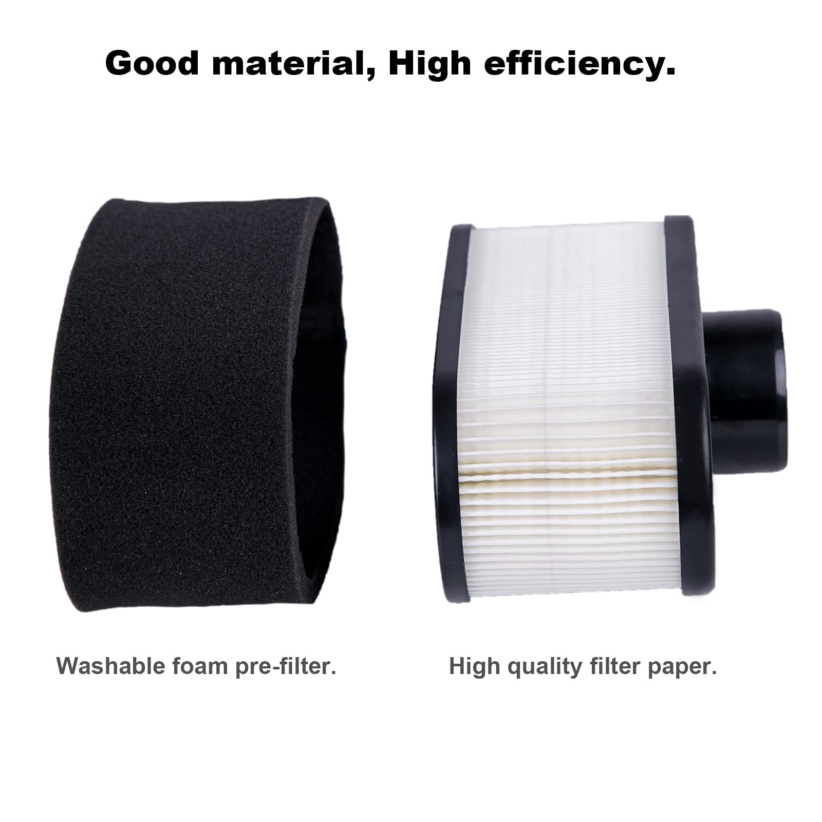 ZLKSKER 11013-0726 11013-0752 Air Filter with 11013-7046 Pre Filter, Replace for Kawasaki FR651V FR691V FR730V 4-Cycle Engine - Image 2