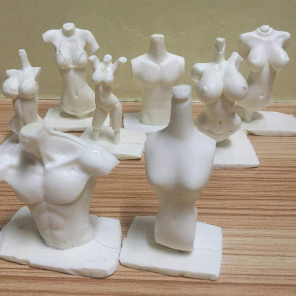 3D Dolls Body Model Man Woman Male Female Child Body Silicone Fondant Molds Plaster Clay Mold Chocolate Biscuit Sugar Craft Mould DIY Cake Decorating Supplies Baking Tools Body 2