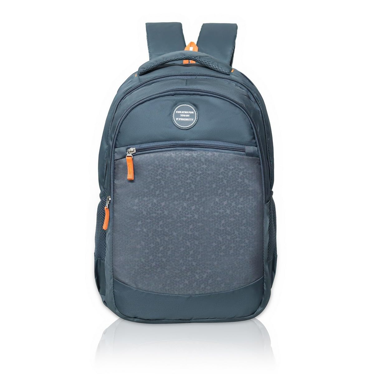 priority 19 Inch PU College Backpack For Boys & Girls | Casual Backpack For Unisex | Office Backpack For Men & Women (Large | Dark Grey)-picture-24