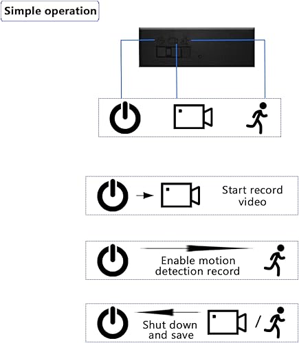 Miniatura 8 de Cámara oculta Mini cámara espía 1080P pequeña cámara de seguridad, Pequeña cámara portátil, Cámara de niñera encubierta, Cámaras de seguridad de