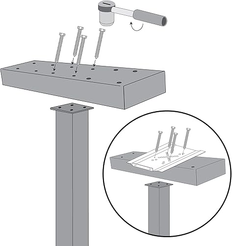 Vista 76 de Mail Boss 7139 Barra esparcidora de caja para aplicaciones de tres buzones, 3, blanco alpino Blanco (Alpine White)