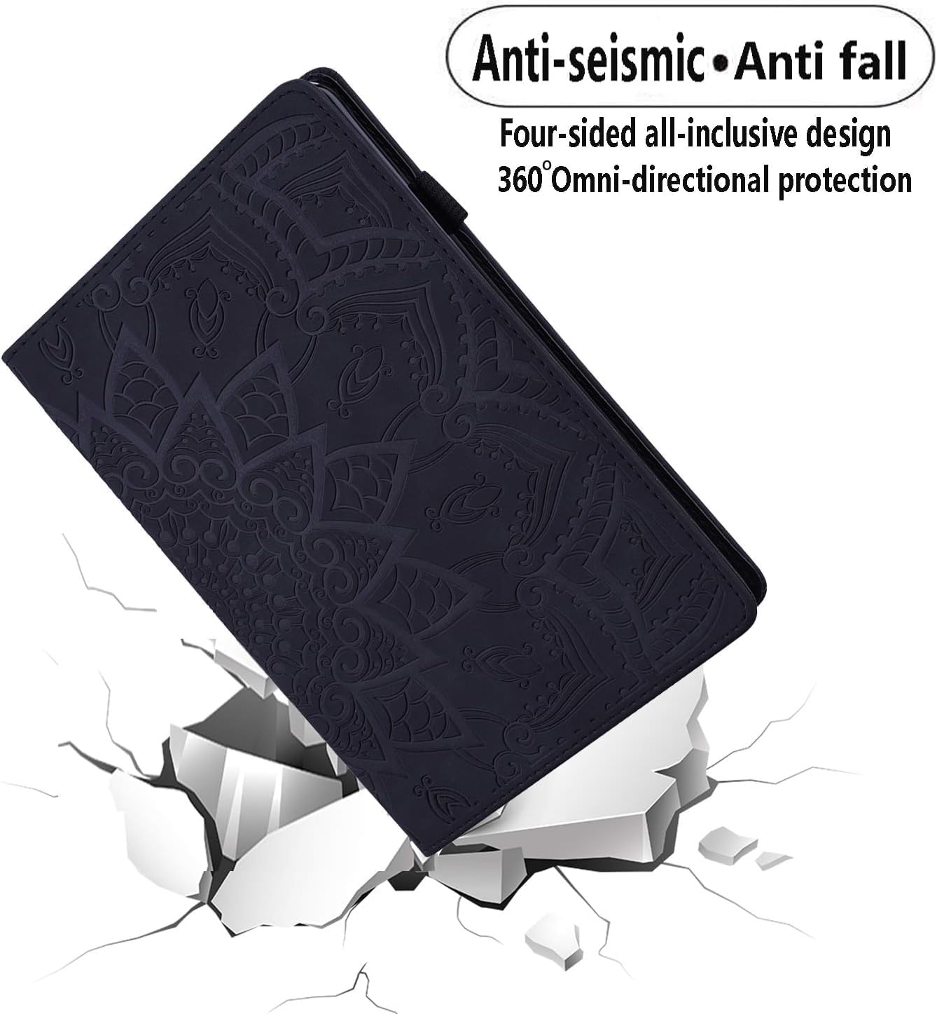 Case for Samsung Galaxy Tab S11 Ultra 14.6 inch 2025, Slim Stand Shell Protective Case with Pencil Holder, PU Leather Folio Cover for Samsung Galaxy Tab S11 Ultra (SM-X930 / SM-X936B), Black