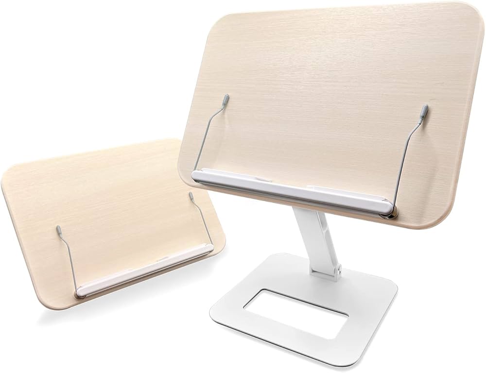 Amazon | AZUSA ブックスタンド 卓上 書見台 読書台 木製 ノートPC