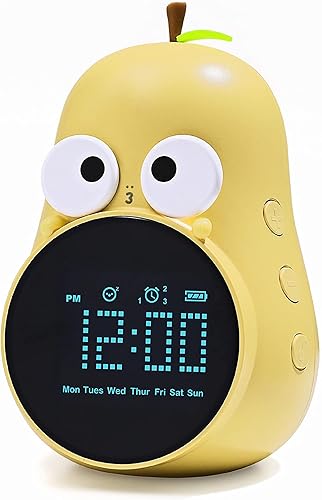 Miniatura 1 de Reloj despertador infantil para niñas, reloj despertador de leche con Snooze para niños pequeños, reloj de entrenamiento para dormir para la