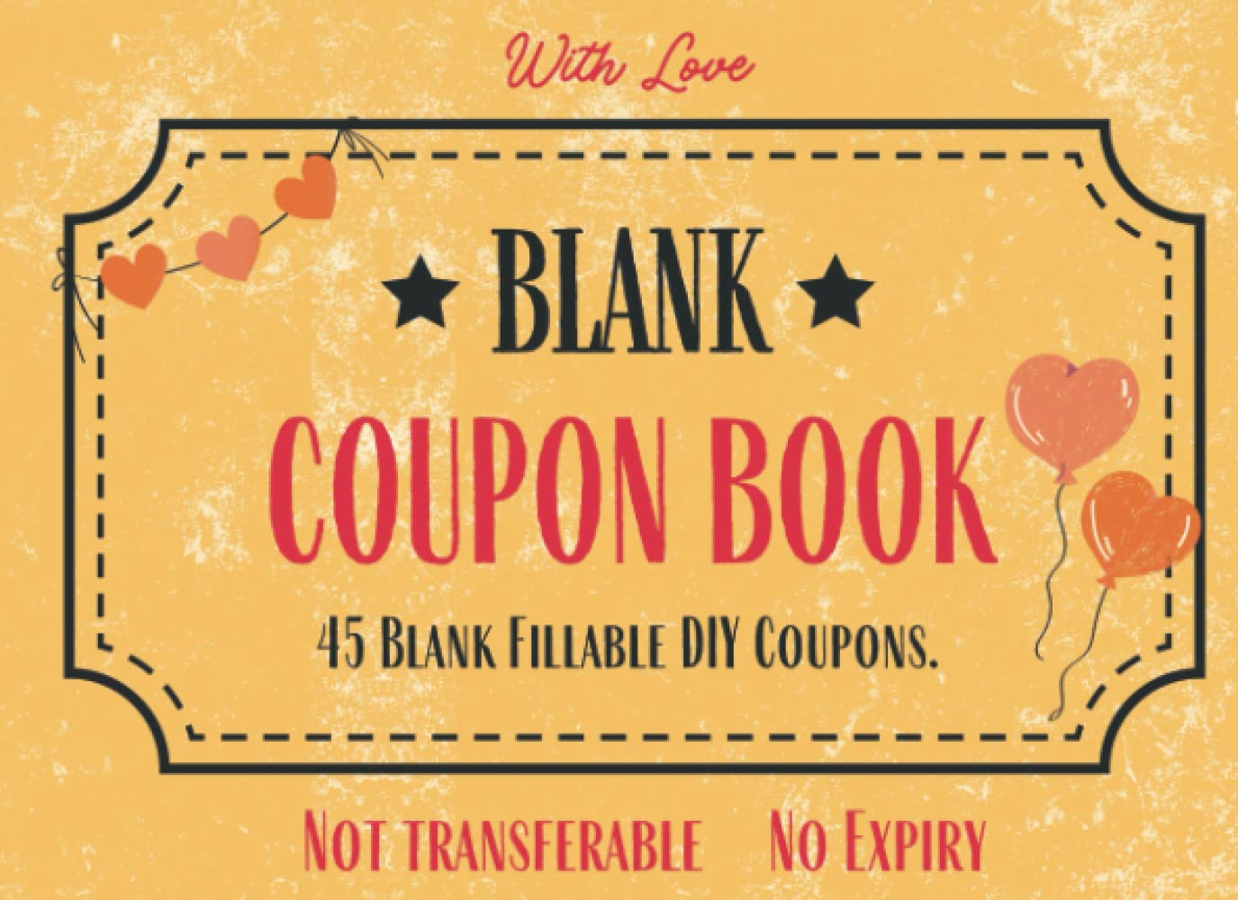 Diy Coupon Book Blank Coupon Book For Husband Boyfriend Kids