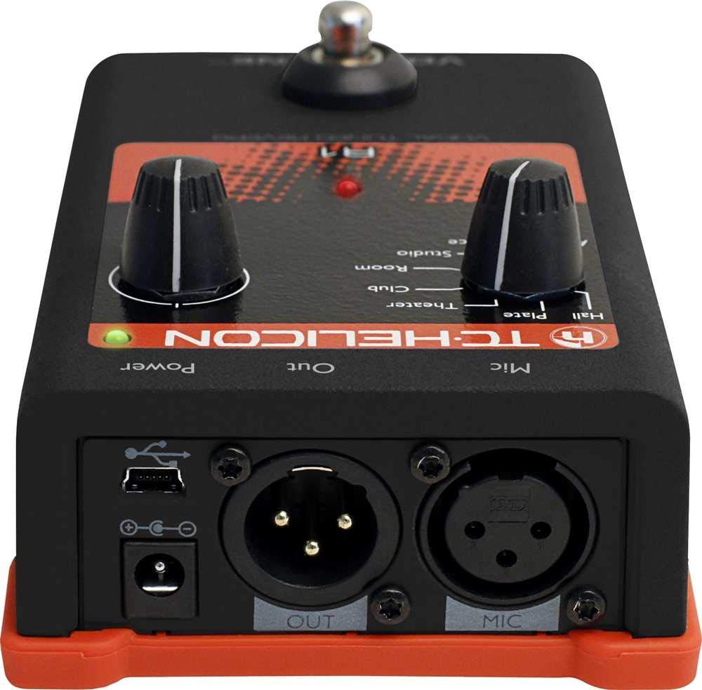 TC HELICON VOICETONE R1（ボーカル用リバーブ） TC-Helicon VoiceTone Single R1 Vocal Tuned Reverb : Amazon.in