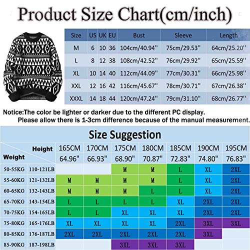 Sweaters For Women Men Unisex Casual Slim Fit Knitted Round Neck Christmas Holiday Party Pullover Tops Graphic Sweaters #TOP2