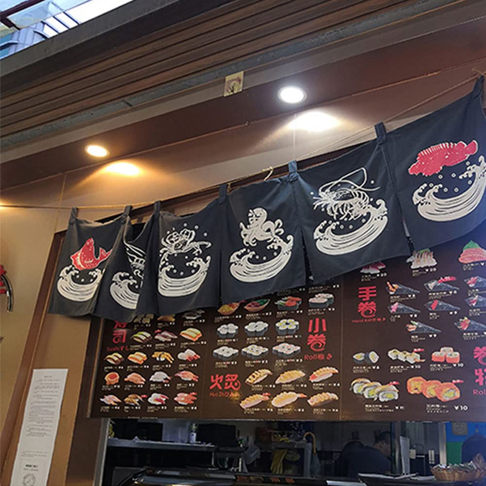 Cortina Japonesa De Poliéster Noren, KANAGAWA