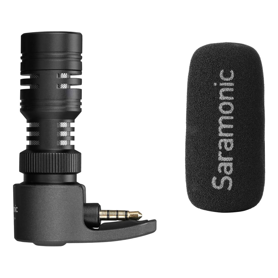 Saramonic SmartMic+ - Microfono leggero per smartphone, 3,5 mm/m
