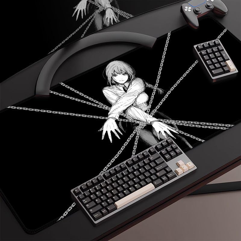 Amazon | チェンソーマン マウスパッド 大型 防水 マキマ レゼ パワー