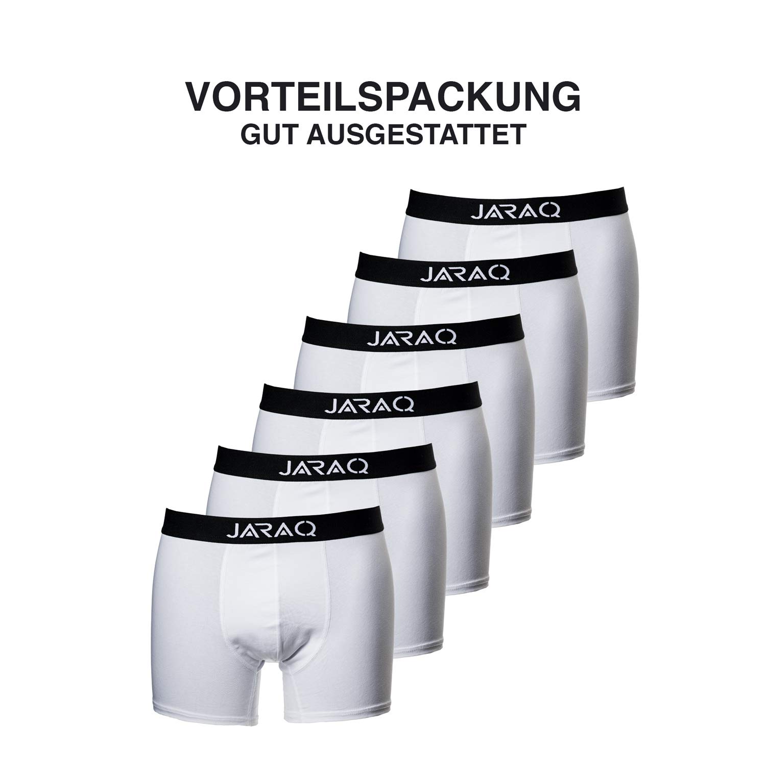 Bambus Herren Unterhose Boxershorts 6er Pack Perfekte Passform Anti Loch ( 2002 - XL )