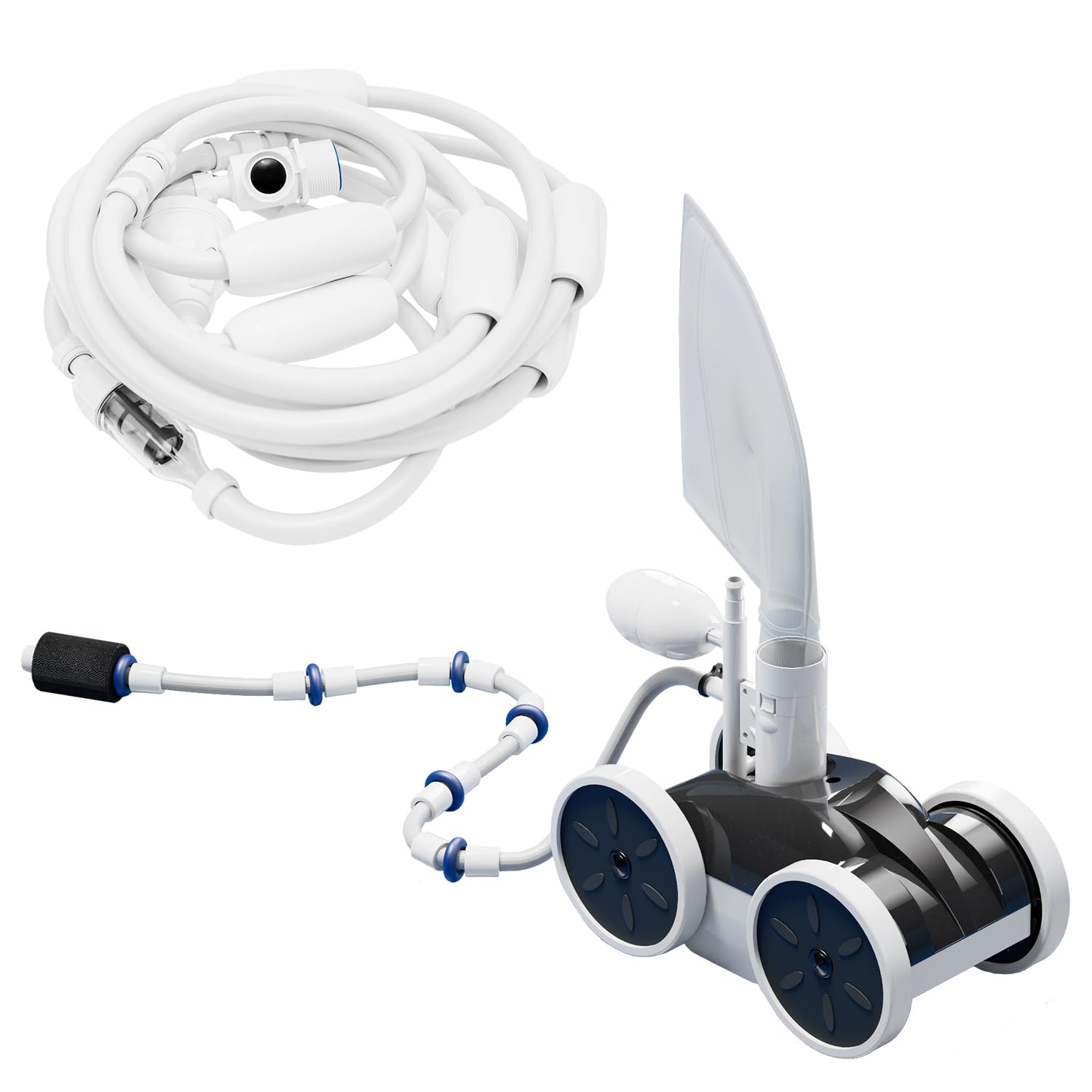 Photo 1 of MAKHOON Pool Cleaner - 4-Wheel Pressure Side Sweeper