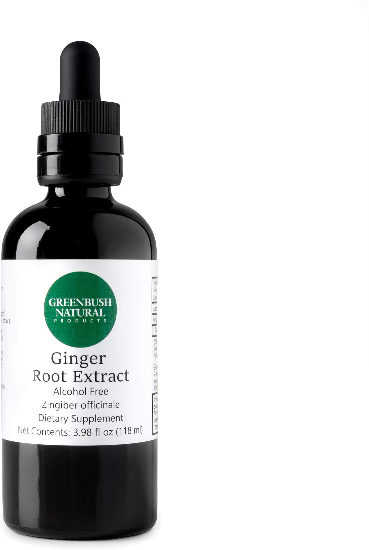 Greenbush Ginger Root | 4 oz Liquid Extract, 240 Doses
