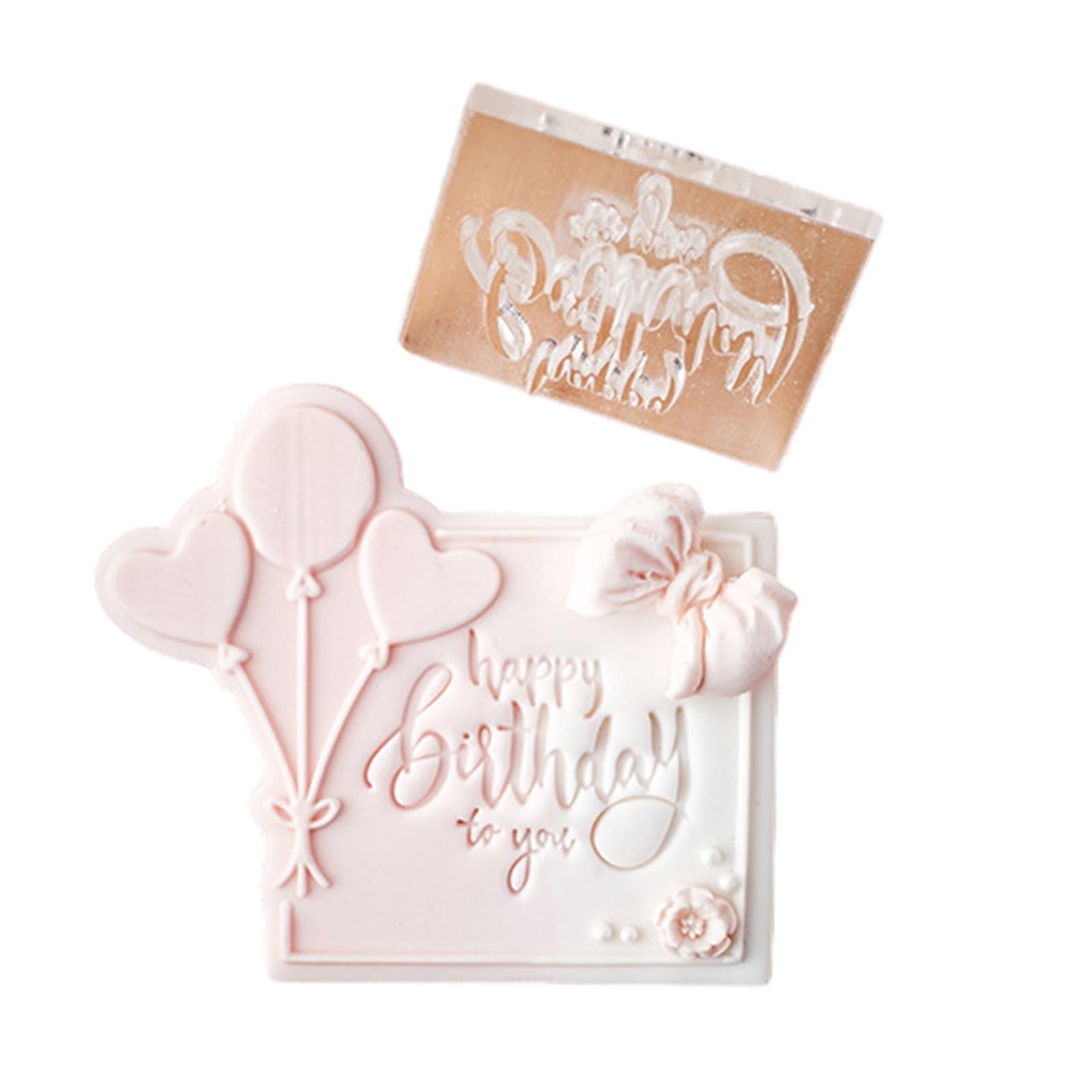 MALSSE Biscuit Mold Cookie Embossing Birthday Series Cookie Baking Tools Baking Accessories Fondant Cake Mold
