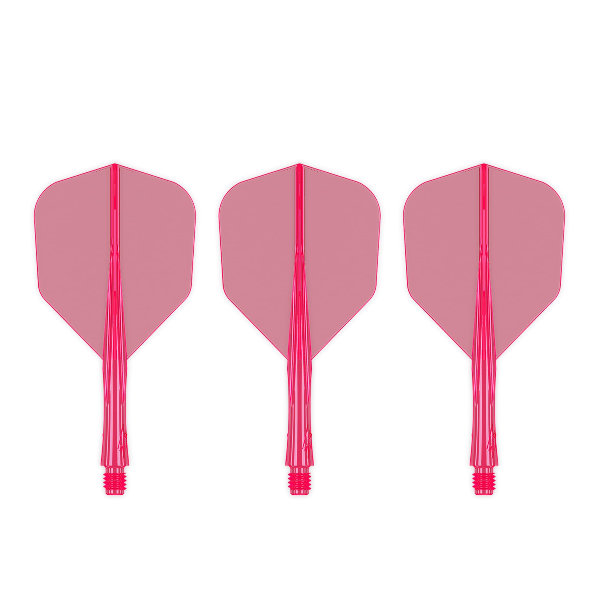 Caliburn | SUP Moulded Dart Flight And Shaft System | Multiple Styles | Multiple Colours. (No6 - Short, Neon Pink)