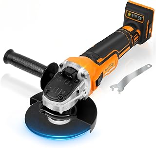 Angle Grinder for DEWALT 20V Battery (No Battery) 4-1/2" Blades Brushless Grinder,3 Variable Speed Powered Angle Grinder for Cutting Griding Polishing
