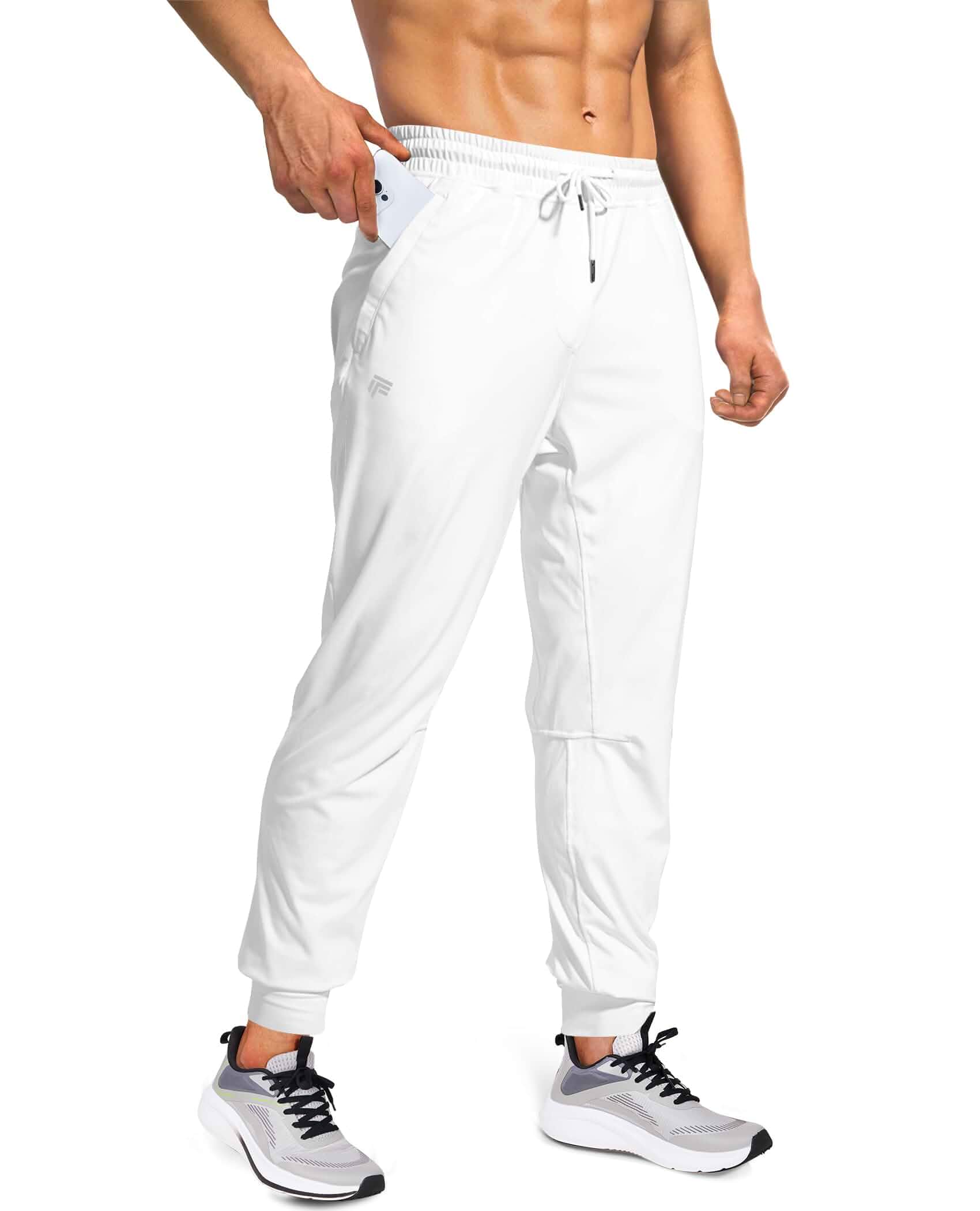 Mens Joggers with Zipper Pockets Lightweight Sweatpants for Men Pants Athletic Workout Running Track Gym Sweatpants