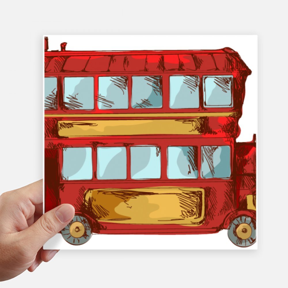 Pegatinas de 20 cm DIYthinker estilo dibujo animado británico de 4 piezas