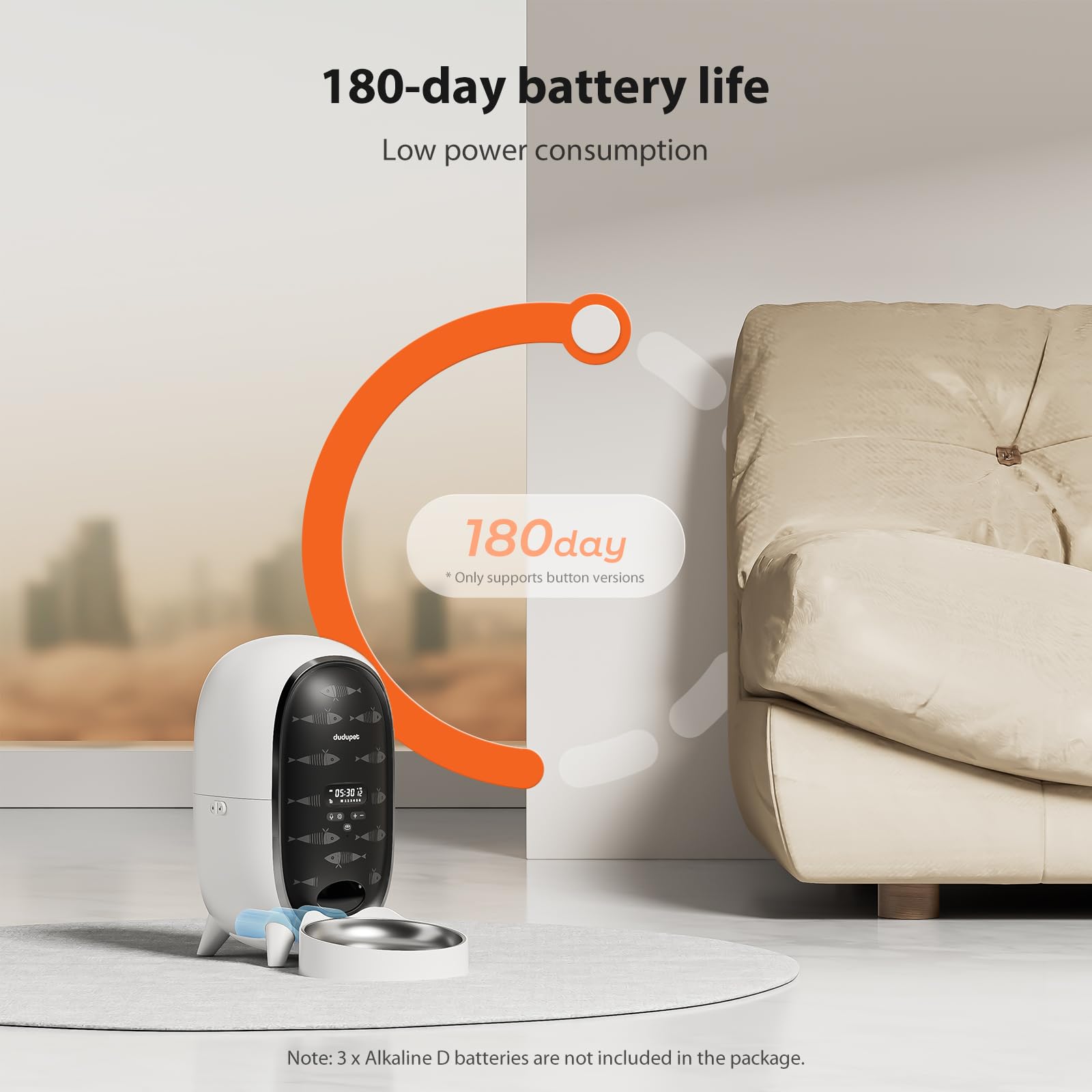 Comederos automáticos para gatos, dispensador de alimentos secos para gatos con temporizador de 3 litros, comedero automático para perros con grabadora de voz de 10 segundos, alimentador automático