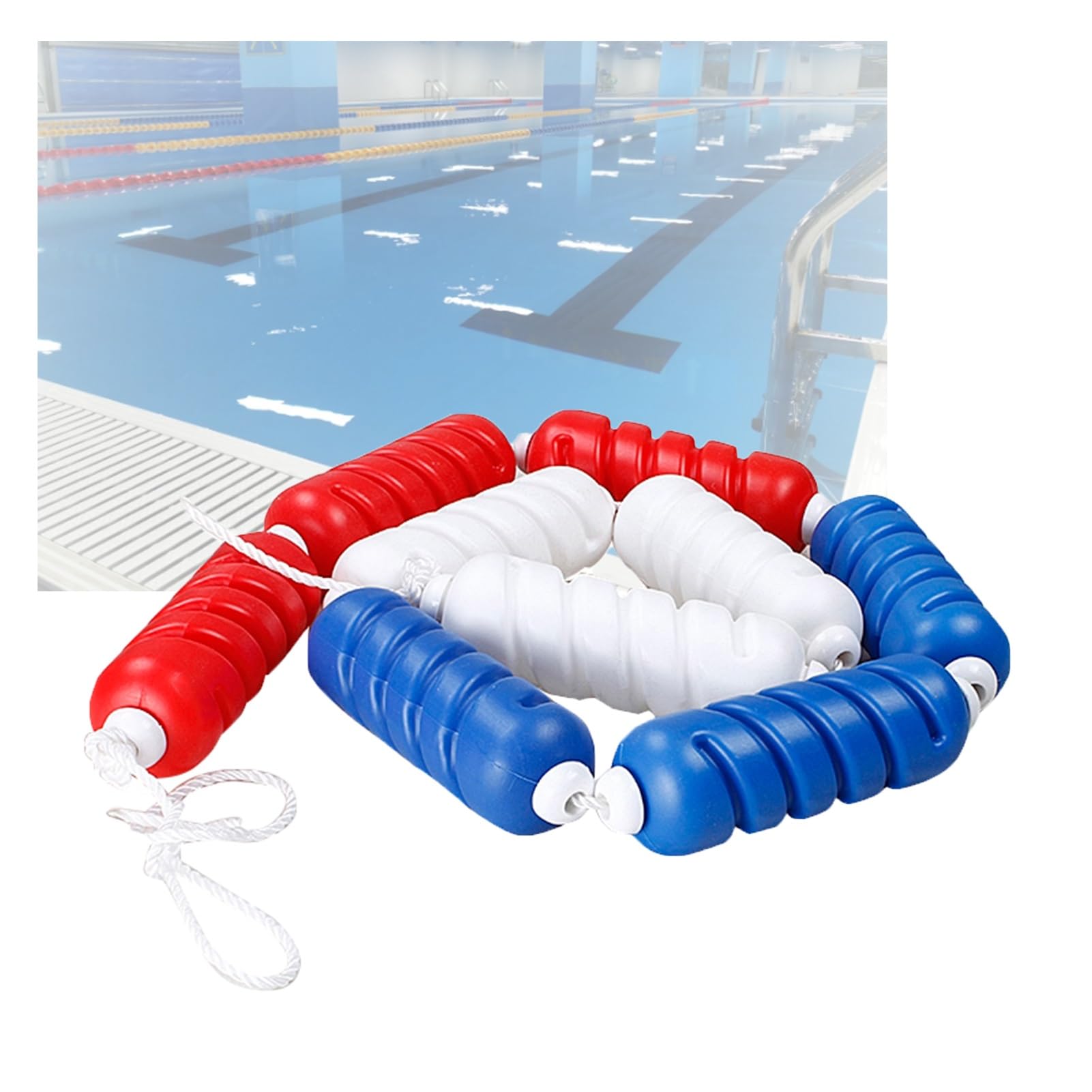 Vibrant 6 cm Pool Lane Seil-Trennwände – sichere Schwimmer für Schwimmbäder und Strände – ideales Zubehör für Training und Freizeitgebrauch