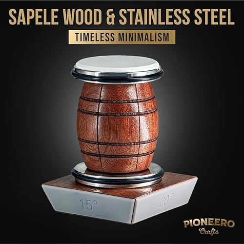 Miniatura 3 de Kit de afilador de cuchillos con discos de repuesto - v.3.0, caja de regalo, madera de sapele premium, grande, base de 4 ángulos, discos magnéticos,