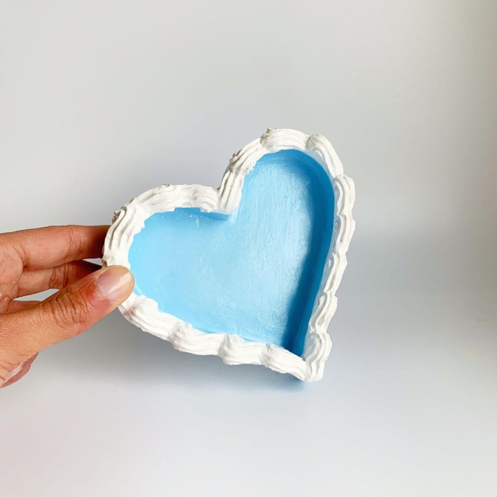 Portagioie Per Anelli In Resina Con Fiori Veri – Vassoio Decorativo Per Toeletta, Porta Chiavi E Piccoli Oggetti, Regalo Donna Elegante