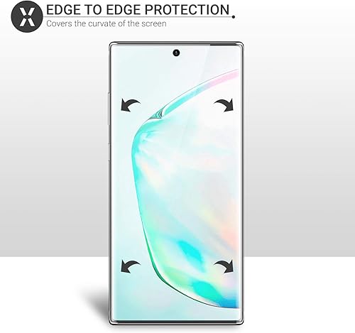 Miniatura 2 de Olixar Protector de pantalla para Samsung Galaxy Note 10 Plus, película  Protección fiable, compatible con características del dispositivo  Guía de