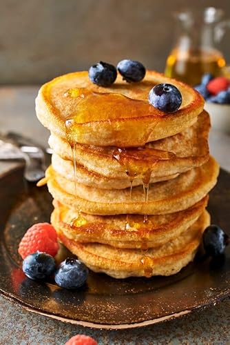 RUF Pancakes Shaker, Teig-Mischung für 12 fluffige Pancakes in praktischer Schüttelflasche, nur Milch zugeben, schütteln und backen