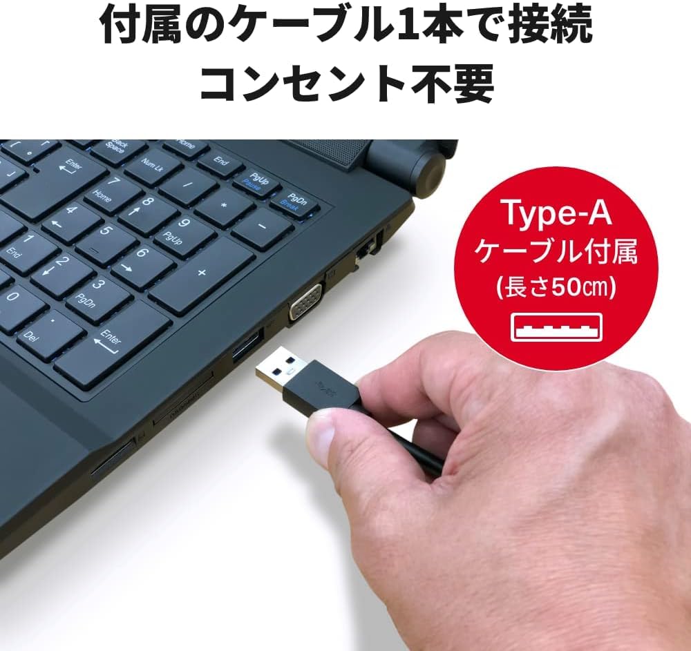 BUFFALO/ポータブルハードディスク2TB/HD-PCFS2.0U3-BBA HD-PCFS2.0U3-BBA [ポータブル型 /2TB] 外付けHDD ブラック USB3