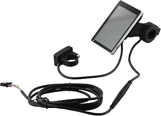 Ebike LCD Display Screen M5 Electric Bicycle 5 Pin Speedometer Control Panel with Battery Level Indicator for E-Bike Scooter