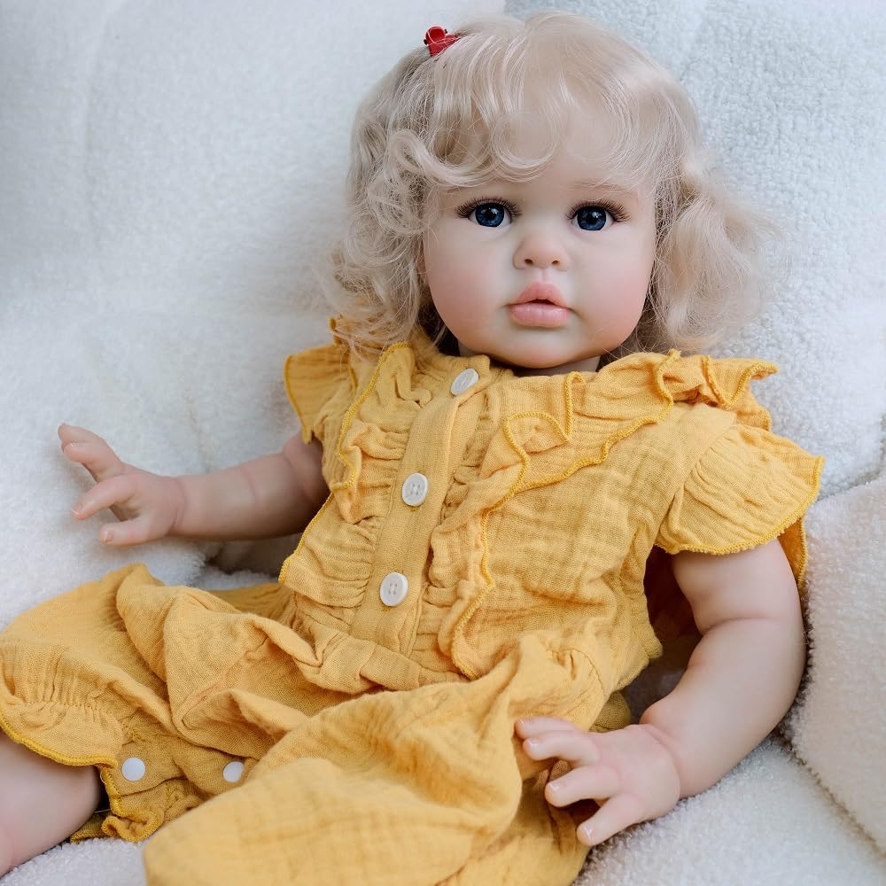 Bambole Reborn Femmina 60cm Originali Silicone Bambola Vere Maschio | 24pollici Che sembrano bambolotti realistica Toddler