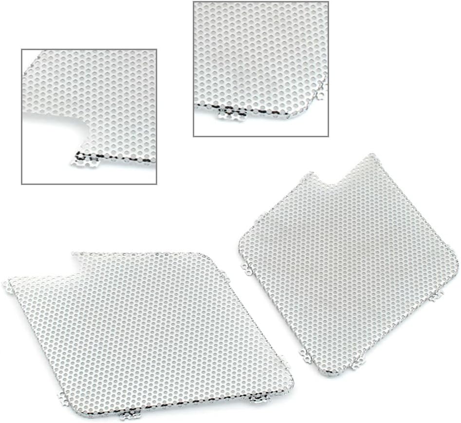 BACAR Rbanna1 Front Speaker Cover Replacement Mesh Grill Aluminium Chrome for Honda GL1500 1988-2000
