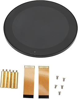 Tela de Toque Redonda DSI de 3,4 Polegadas, Resolução de 800x800, Toque de 10 Pontos, Tela IPS, ângulo de Visão de 170 °, para Raspberry Pi 4B 3B + 3A +
