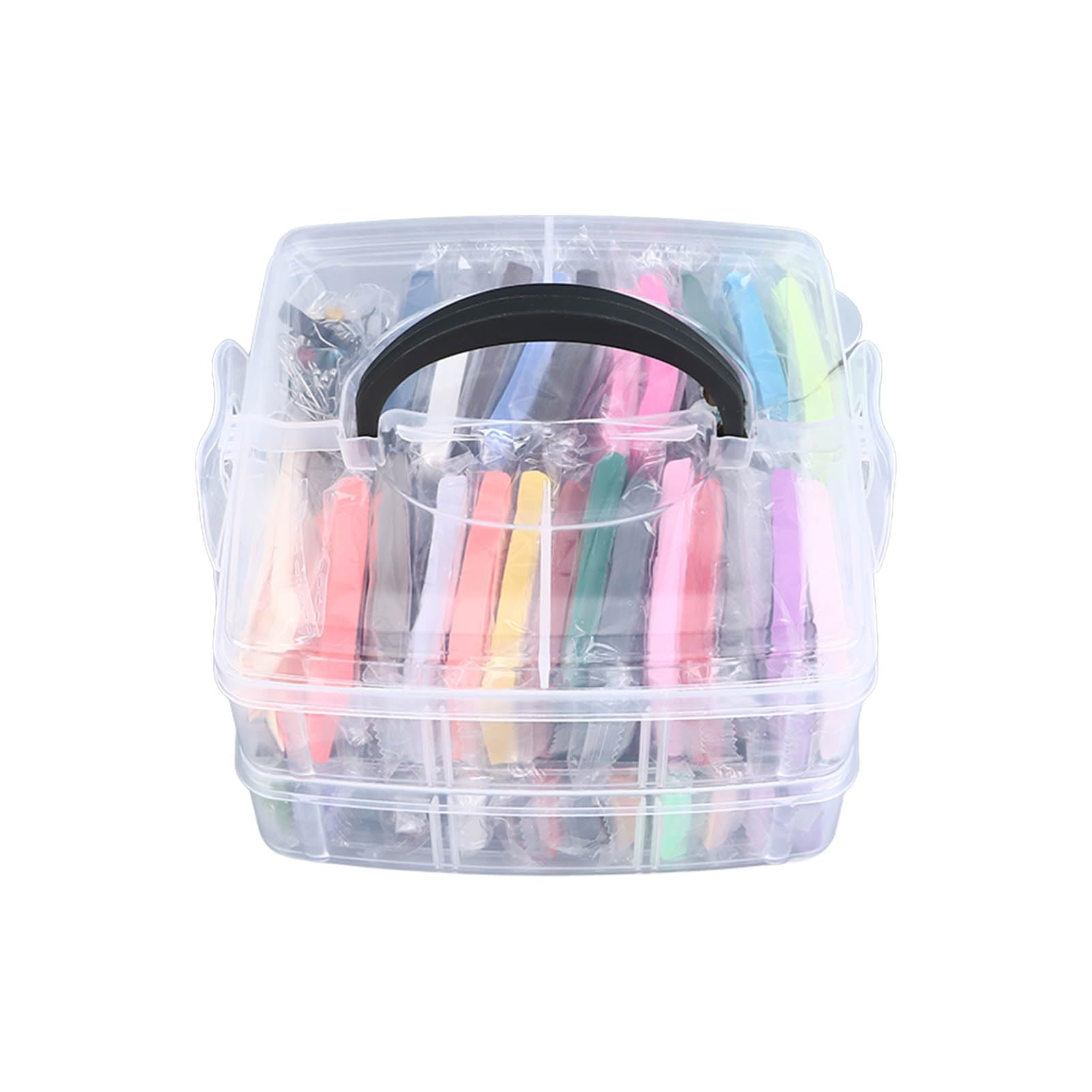 Generic Set di Argilla da Modellare da 50 Colori Morbida, Facile da Modellare per Bambini di età Superiore a 3 Anni Argilla Non Tossica Essiccata All'aria