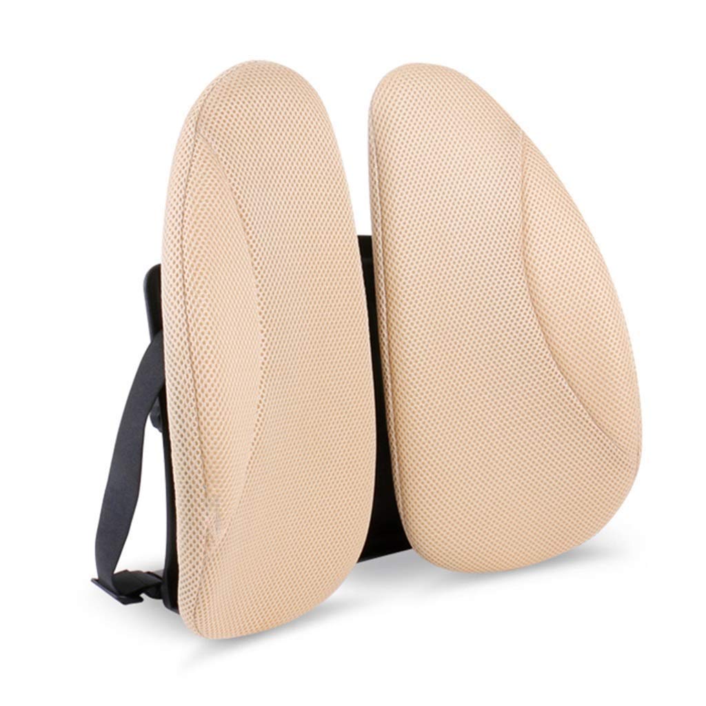 Coussin lombaire pour soulagement de la douleur du bas du dos en mousse mémoire