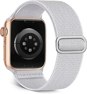 سوار نايلون رياضي لساعة ابل وتش مقاس 38 و40 و41 ملم، سوار بديل ناعم لسلاسل اي ووتش 7/7/8/SE 1/2/3/4/5/6 من نيكست ستور