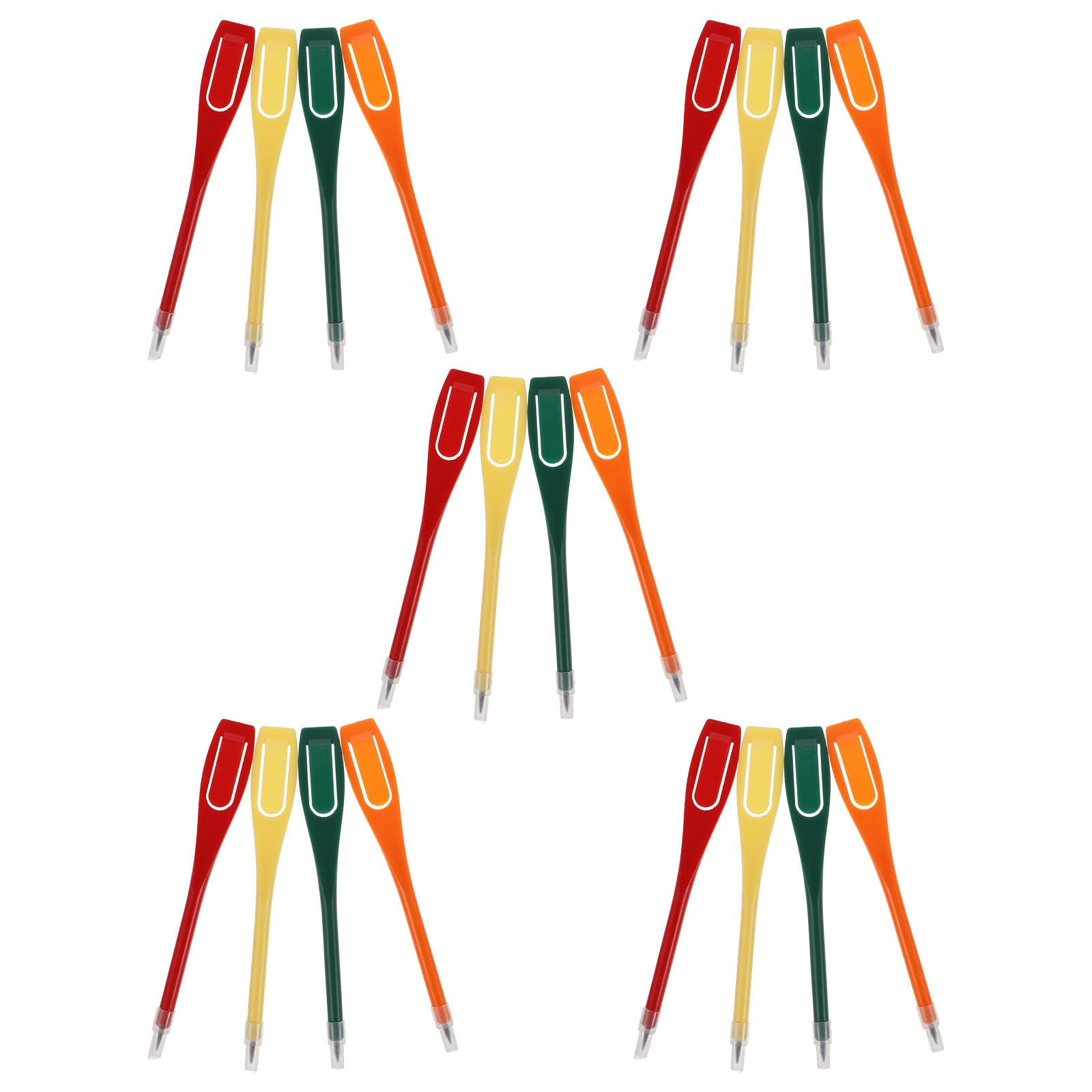 Alipis Golf Scoring Pencils Sturdy Graphite Writing Pens 20pcs with Clip Design and Multifunctional Tool for Golf Tournaments and Training for Golfers