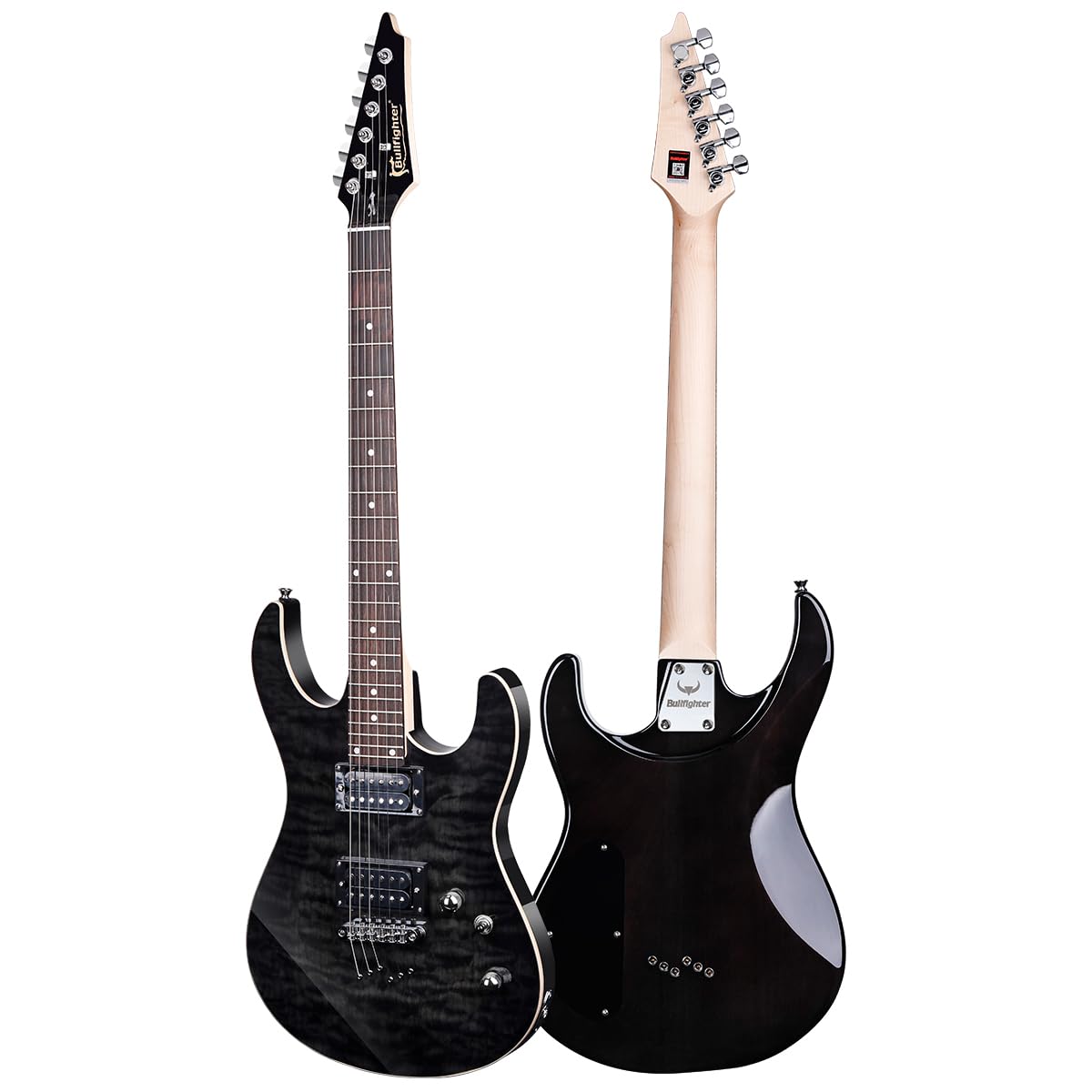 Bullfighter エレキギター ブラック Amazon.com: Bullfighter Electric Guitar Kit 39 Inch Full Size,6