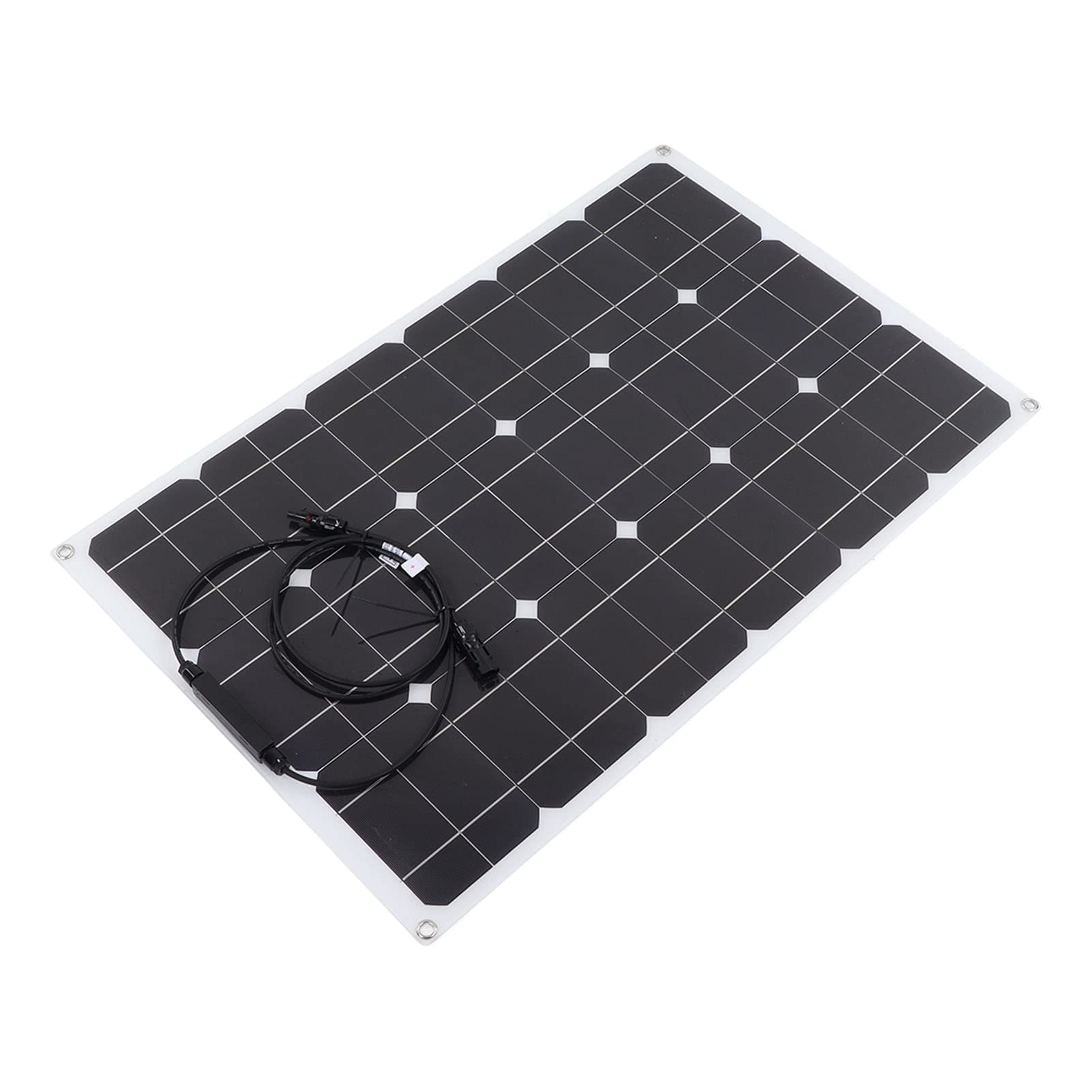 Set di pannelli solari flessibili da 80 W, in silicio monocristallino, con regolatore di carica PWM da 40 A, per , barca, casa, fattoria