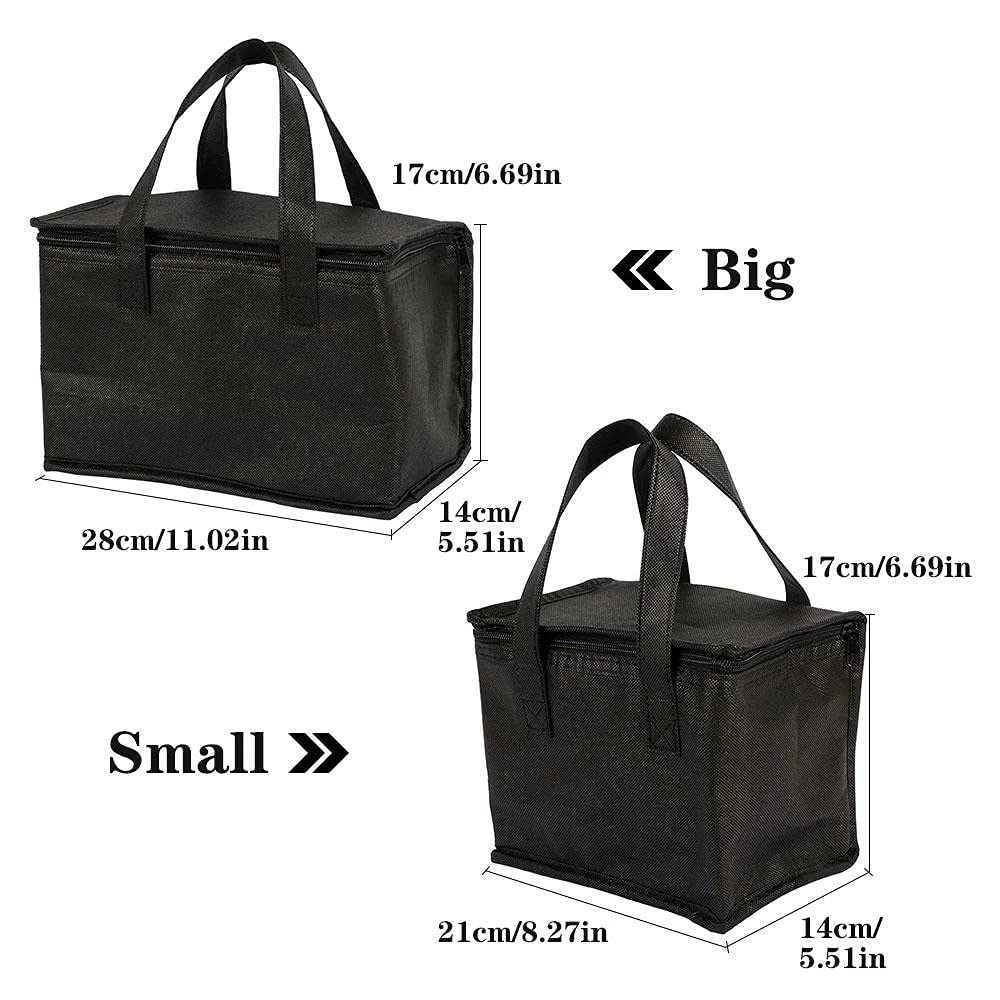 Borsa Termica Grande per Il Pranzo Portatile - Borsa Termica per Alimenti isolata per Picnic e Ghiaccio per Bevande e Consegna di Cibo