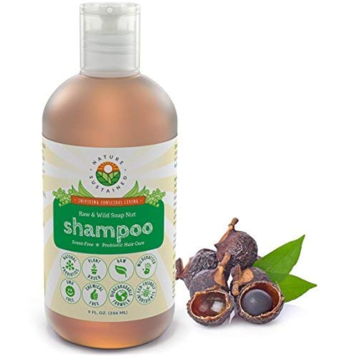 Natural Shampoo – Organic, Raw & Wildcrafted with Probiotics, Hypoallergenic Natural & Sulfate Free Shampoo for Sensitive Scalp, Dry Hair, Dandruff, Eczema & Psoriasis, 9oz, Original Natural Shampoo – Organic, Raw & Wildcrafted with Probiotics, Hypoallergenic Natural & Sulfate Free Shampoo for Sensitive Scalp, Dry Hair, Dandruff, Eczema & Psoriasis, 9oz, Original