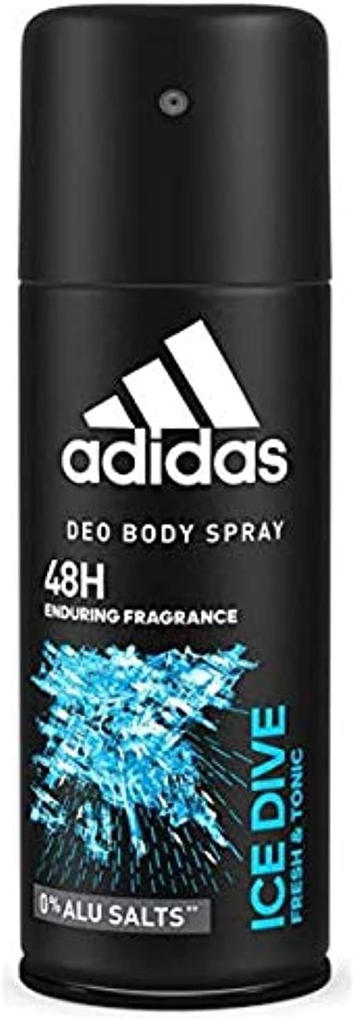adidas Ice Dive Deodorant Spray Refreshing Scent, Myanmar Ubuy